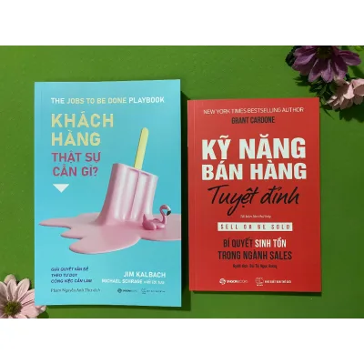 Sách - Combo 2 cuốn Khách Hàng Thật Sự Cần Gì? + Kỹ Năng Bán Hàng Tuyệt Đỉnh ( Combo, lẻ tùy chọn ) SGB