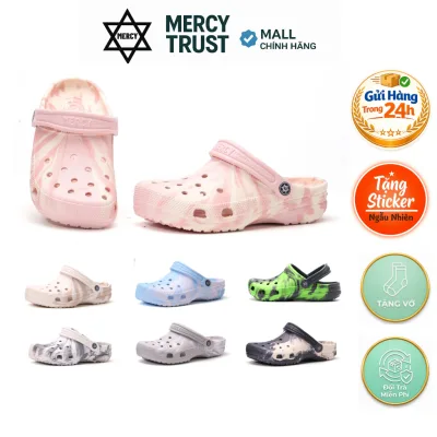 Dép Sục MERCY TRUST BASIC MC29 Màu Loang Họa Tiết Marble Nam Nữ -Chất Liệu EVA Êm Nhẹ, Chống Trượt