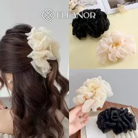 Kẹp tóc nữ Eleanor Accessories kẹp càng cua to phồng ánh nhũ lấp lánh phụ kiện tóc 10751