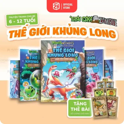 Truyện tranh Plants vs Zombies Thế Giới Khủng Long, Trái cây đại chiến zombie, PvZ