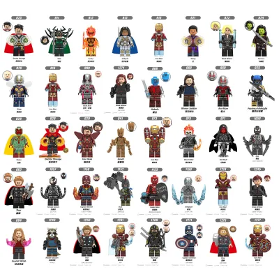 Nhân Vật Mini Ant-Man Thor Iron Man Đồ Chơi Người Nhện Búp Bê Sưu Tập