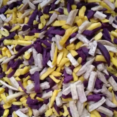 1kg Khoai Mix 3 Vị( lang vàng, môn, lang tím)