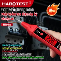 HABOTEST HT91A Bút kiểm tra điện áp NCV AC 12 ~ 400V có màn hình LCD đèn nền dành cho dây điện