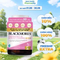 Viên uống cho bà bầu Blackmores Pregnancy And Breast Feeding Gold cung cấp vitamin và khoáng chất (60 viên)