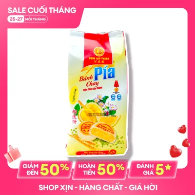 Bánh Pía Chay Cao Cấp - 500G - { Bánh Trung Thu, Bánh Kẹo, Bánh Pía, Bánh Ăn Vặt, Lạp Xưởng, Đặc Sản Sóc Trăng }