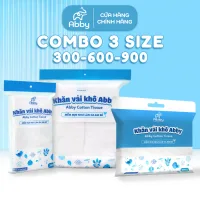 Combo Gói 900g Và 300g Khăn Vải Khô Đa Năng Abby Dành Cho Mẹ Và Bé