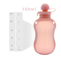 Túi Đựng Sữa Silicone Tái Sử Dụng 150ml, Chống Rò Rỉ, Đựng Cháo, Thức Ăn Dặm Cho Bé, Tiện Lợi, Có Thể Đổ Đầy Lại, Giải Pháp Cho Việc Cho Con Bú
