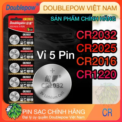 Cr 2032 2025 2016 1220 3V Button Battery High Capacity Doublepow - Digital Watch Batteries, Car Keys, Laser Pens, Fitness Equipment and Medical Devices