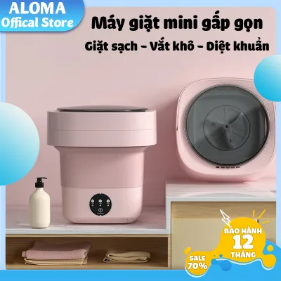 Máy Giặt Mini Gấp Gọn Di Động Giặt Quần Áo Cho Bé Giặt Đồ Lót Tất Vớ Quần Ào Màu