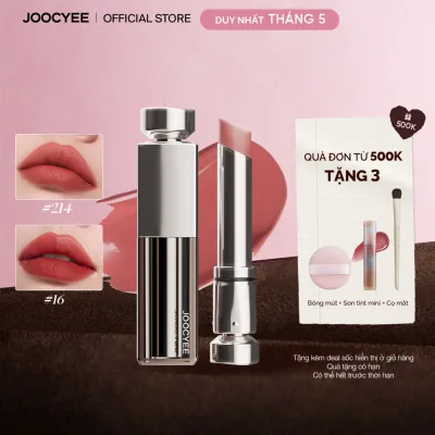 Joocyee Essence Matte Rouge Lipstick Soft and Smooth as Velvet, Non-Smudging, Moisturizing, Covers Lip Lines, Long-Lasting, Flattering, Soft Skin 3.2g