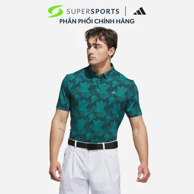 Adidas Go-To Print Men's Polo Shirt - Green - Jy1913