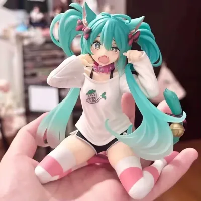 12cm Dễ Thương Hatsune Miku Hình Kwaii Phong Cách Anime Hình Đồ Chơi PVC Mô Hình Sưu Tập Búp Bê Quà Tặng Sinh Nhật