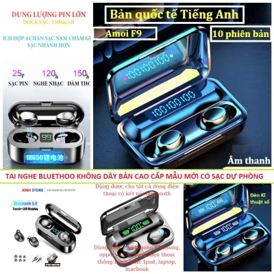 Khám Phá Âm Thanh 5D Hoàn Hảo với Tai Nghe Bluetooth F9 Pro - Bản Nâng Cấp Hàng Cao Cấp