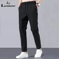 Lansboter quần nam quần tây quần jogger thể thao quần thể thao dài pants quần nam giản dị co giãn quần thụng mỏng thể thao thường ngày cỡ lỡn