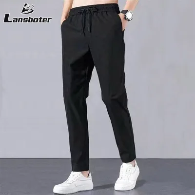 Lansboter quần nam quần tây quần jogger thể thao quần thể thao dài pants quần nam giản dị co giãn quần thụng mỏng thể thao thường ngày cỡ lỡn