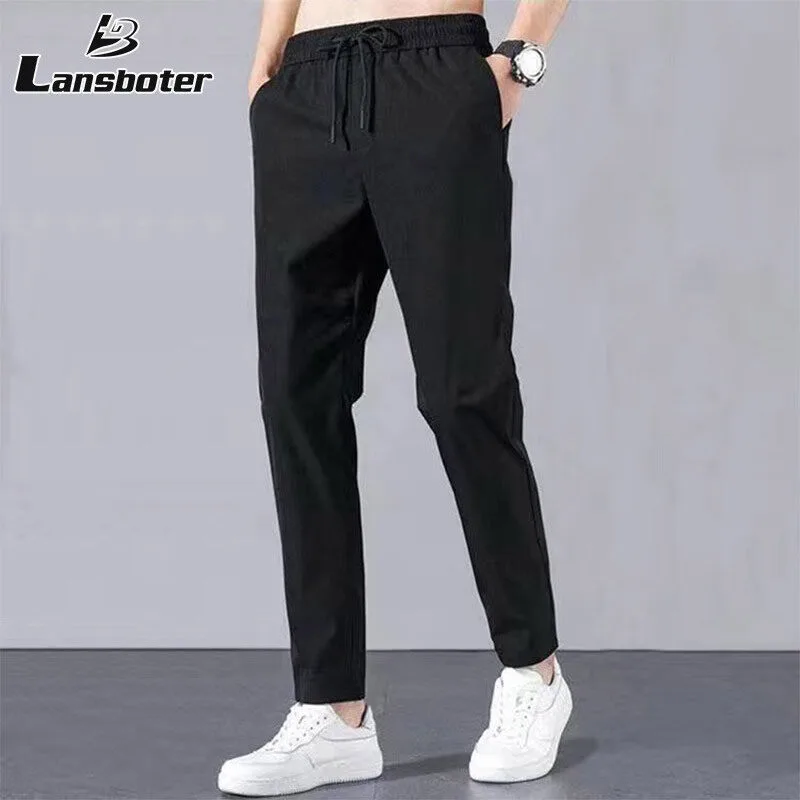 Lansboter quần nam quần tây quần jogger thể thao quần thể thao dài pants quần nam giản dị co giãn quần thụng mỏng thể thao thường ngày cỡ lỡn