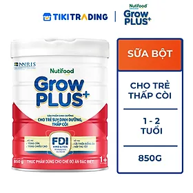 Sữa bột Nutifood GrowPLUS+ Suy Dinh Dưỡng (Đỏ) 1+ Lon 850G