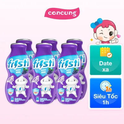 Sữa chua uống Fristi hương nho 80ml (lốc 6 chai)- Con Cưng