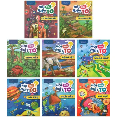Sách: Combo Hỏi Nhỏ Biết To - Bộ Sách Khám Phá Hay Dành Cho Thiếu Nhi (Trọn Bộ 8 Cuốn) - MLB