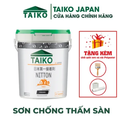 Keo quét Nhật Bản - TaiKo Japan chống thấm vết nứt mái nhà, sàn nhà vệ sinh, máng xối, tôn, triệt để