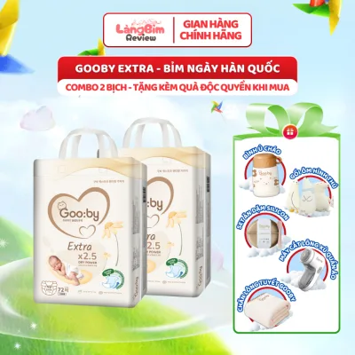 Tã Dán Bỉm Quần Ban Ngày Gooby Extra Siêu Mỏng, Chống Tràn, Thấm Hút Đủ Size Từ 5kg - 35kg Chính Hãng