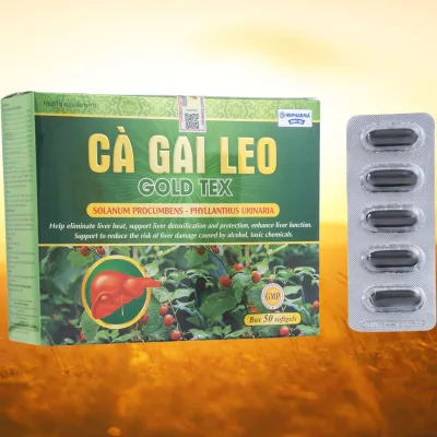 Cà Gai Leo Gold Tex Green Bottle - Rostex - Hai Duong - Purifying Vitamins - Multivitamins