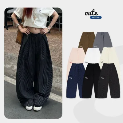 Quần Dài Kẻ Sọc Ống Rộng Outerity Striped / Form Rộng Unisex Mềm Mịn Thoáng Mát Nam Nữ