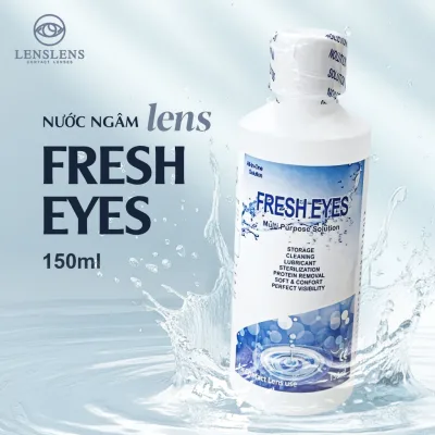 Nước ngâm và nước nhỏ mắt chuyên dụng dành cho lens mắt và kính áp tròng