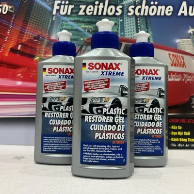 Gel Nano bảo dưỡng và phục hồi làm mới nhựa - SONAX XTREME Plastic Restorer Exterior 210141