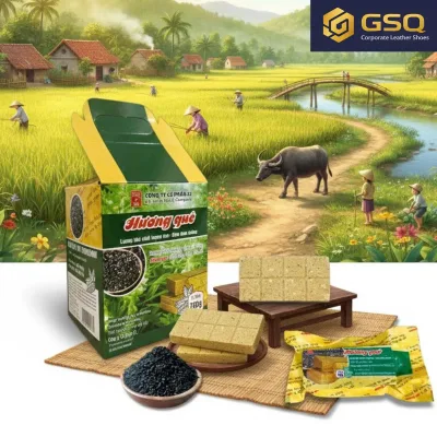 Huong Que Dry Food with Sesame Salt Flavor – Quick and Convenient Meal, Full of Nutrients for Every Journey