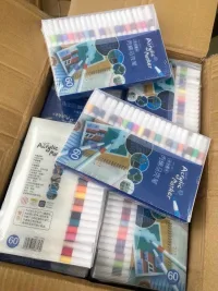 Bút Màu Acrylic Marker 60 màu  Cao Cấp Màu Sắc Tươi Sáng - Bút Lông Màu