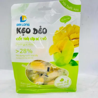 Kẹo dẻo bóc vỏ Đại Long XOÀI CHÍN/ XOÀI XANH - bánh kẹo ăn vặt siêu ngon