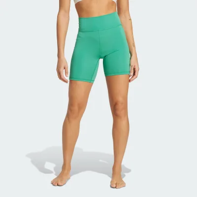 adidas Gym & Training Quần Short Legging 7 Inch All Me Essentials Nữ màu xanh lá JI8343