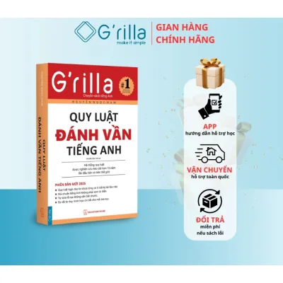 Sách - Quy luật đánh vần tiếng Anh GRILLA, kèm App học miễn phí