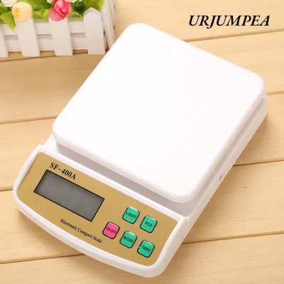 Cân điện tử kỹ thuật số URJUMPEA, Cân nhà bếp có đèn nền LED 10kgx1g, Di động 1g Cân chính xác Màn hình LCD Cân trọng lượng trái cây Sử dụng nhà bếp