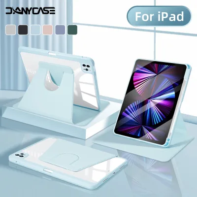 Xoay 360 độ Ốp Lưng Cho iPad Air 11 M2 M3 M4 Gen11 A16 Gen 10 9 8 7 10.2 Air 5 4 Pro11 12.9 13 M4 M5 Mini6 7 Bao Da Case