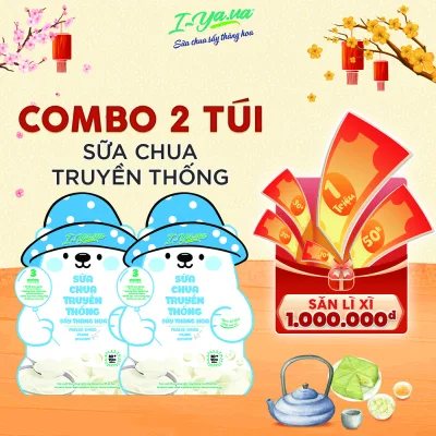 Dry Yogurt for Weaning _ 2 Iyaua Traditional Bear 16Gr