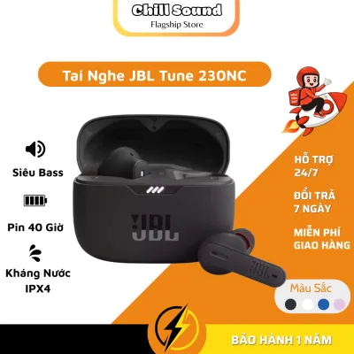 Tai Nghe Bluetooth JBL Tune 230NC TWS - Pin 40 Giờ- Kháng Nước IPX4- Bluetooth 5.2-Chống Ồn ANC. BH 2 Năm