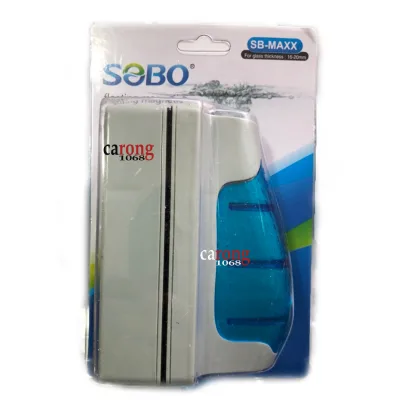 Magnetic Tank Brush, Magnetic Glass Cleaner, Easily Cleans Aquarium Glass Surfaces, Super Strong Magnet for Glass up to 2cm Thick