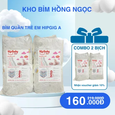Combo 100 miếng Bỉm Quần Trẻ Em Form Xuông HBB Thấm Hút Tốt, Mềm Mại Đủ Size S-6XL