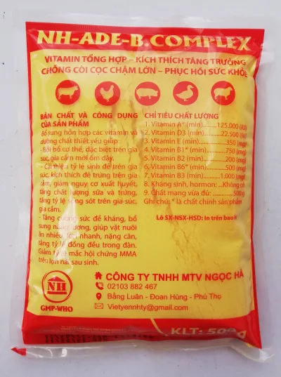 1 Pack of Ade - B.Complex 1kg Multivitamin, Stimulates Growth, Prevents Stunting, Slow Growth, and Restores Health