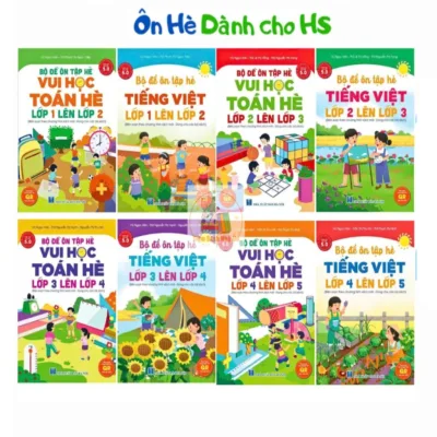 Sách Bộ Đề Ôn Tập Hè Lớp 1,2,3,4 - Vui Học Toán Hè Phiên Bản Mới Đặc Biệt 5.0 - Có Đáp Án Bạch Anh Store