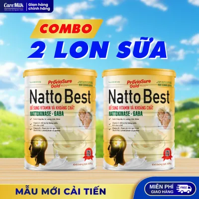Natto Best Proviasure Gold Milk Can 900g Supports Brain Circulation Prevents Stroke Stabilizes Blood Pressure