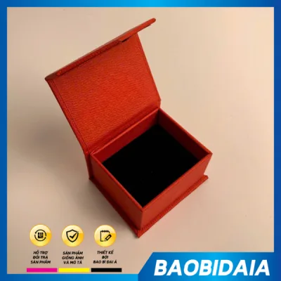 Hộp Đựng Nhẫn Cao Cấp – Hộp Nhẫn Cưới, Nhẫn Cầu Hôn, Trang Sức Sang Trọng kích thước 5x6x3,5 cm
