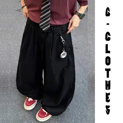 Quần Ống Cong Rộng G-Clothes. Quần cạp Chun Co Dãn. Phù Hợp Cho Nam-Nữ