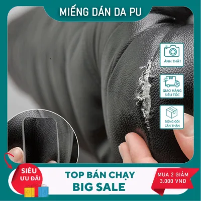 Miếng da PU tự dính vá đồ da cao cấp, sửa sofa ghế ô tô túi xách nhanh gọn, bền đẹp, tiết kiệm chi phí sửa chữa tại nhà