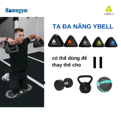 Tạ tập gym đa năng YBELL NEO, tạ tập gym tại nhà thay thế cho nhiều dụng cụ tập khác