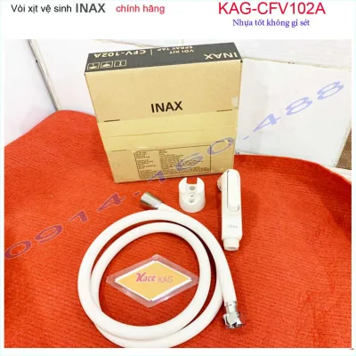 Vòi xịt LInax KAG-CFV102A chính hãng, vòi rửa vệ sinh chiu áp lực mạnh chung cư nhà cao tầng siêu bền sử dụng tốt
