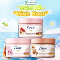Smoothie Tẩy Da Chết Dove Hương Lựu Đỏ, Anh Đào, Đường Nâu & Dừa 298g Hasaki