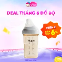 Bình sữa cao cấp PPSU Hegen 240m (3-6M)